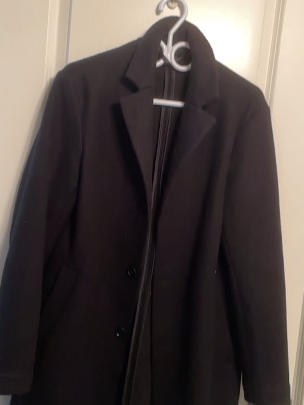 H&M Men’s Black Trench Coat